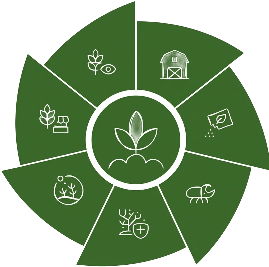 Hydroponics Pinwheel Shape
